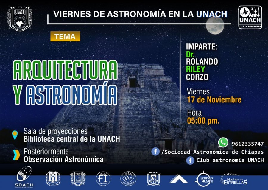 Viernes de Astronomía en la UNACH