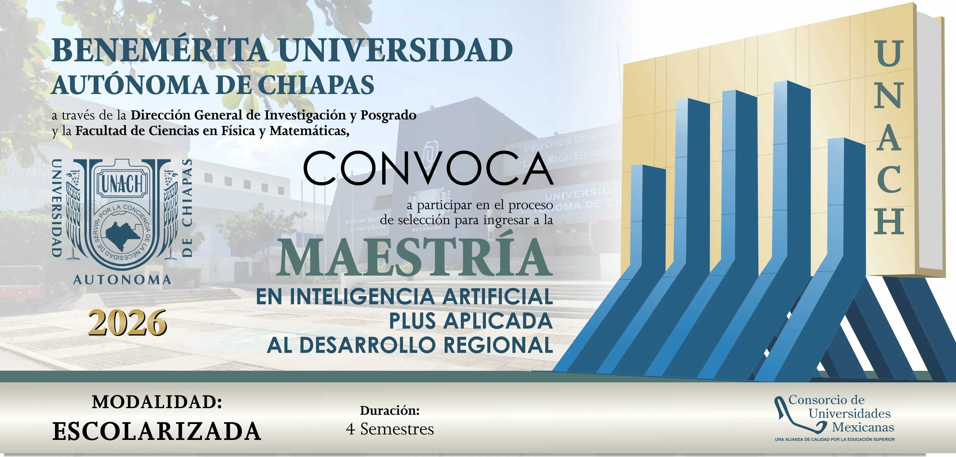 Convocatoria Maestría En Inteligencia Artificial Plus Aplicada Al Desarrollo Regional Modalidad Escolarizada.  2026